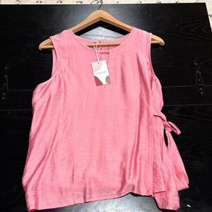 EGRETLAC Pink Sleeveless Top